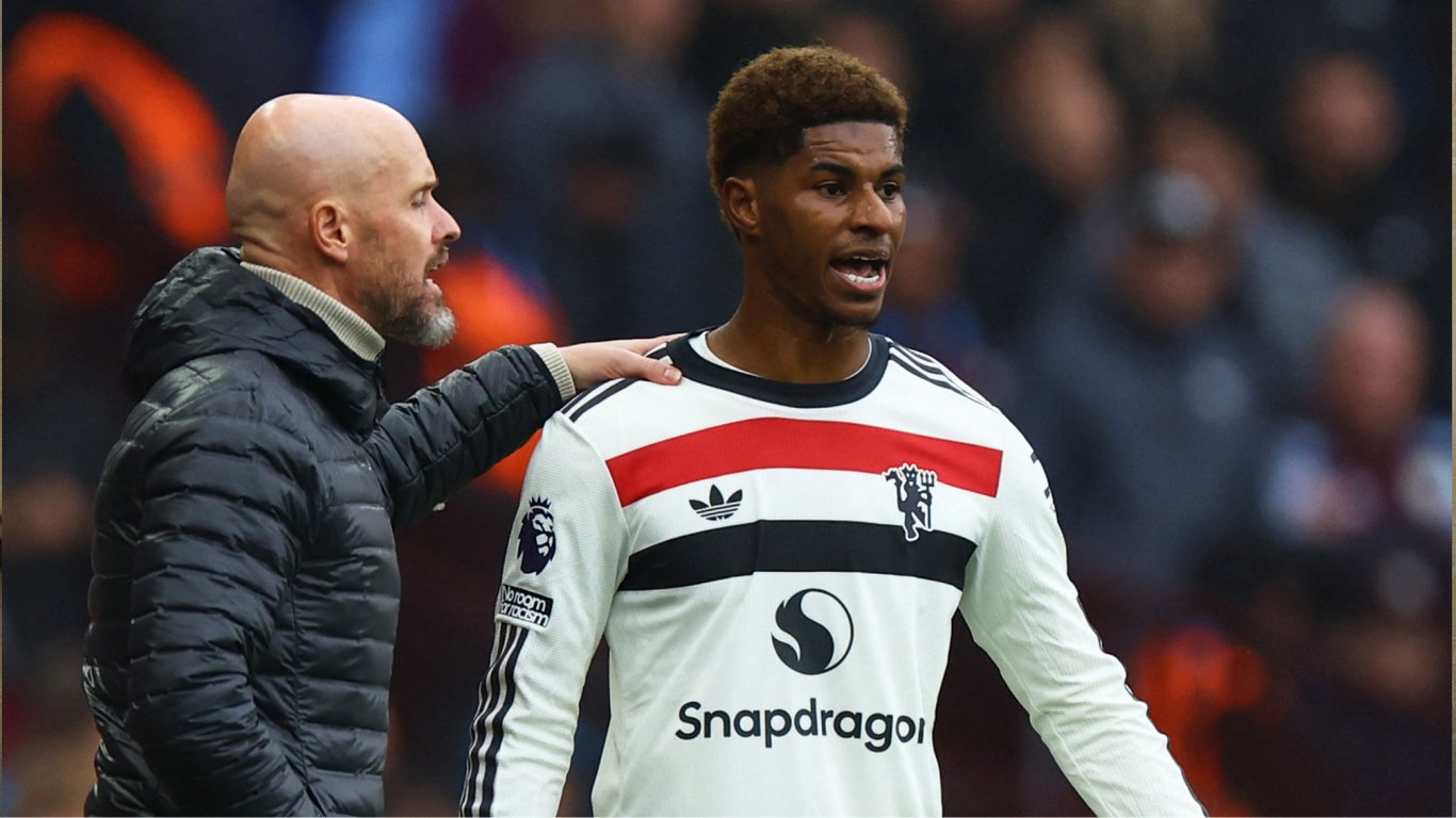 Эрик Тен Хаг и Маркус Рашфорд