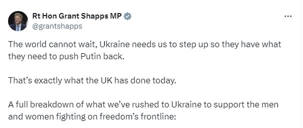 Допомога Україні від Великої Британії