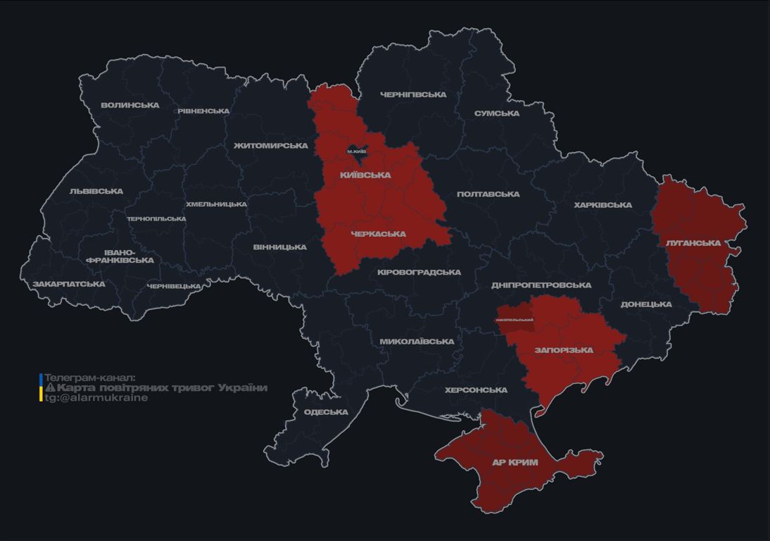 Повітряна тривога через атаку "Шахедів" — які області в небезпеці - фото 1