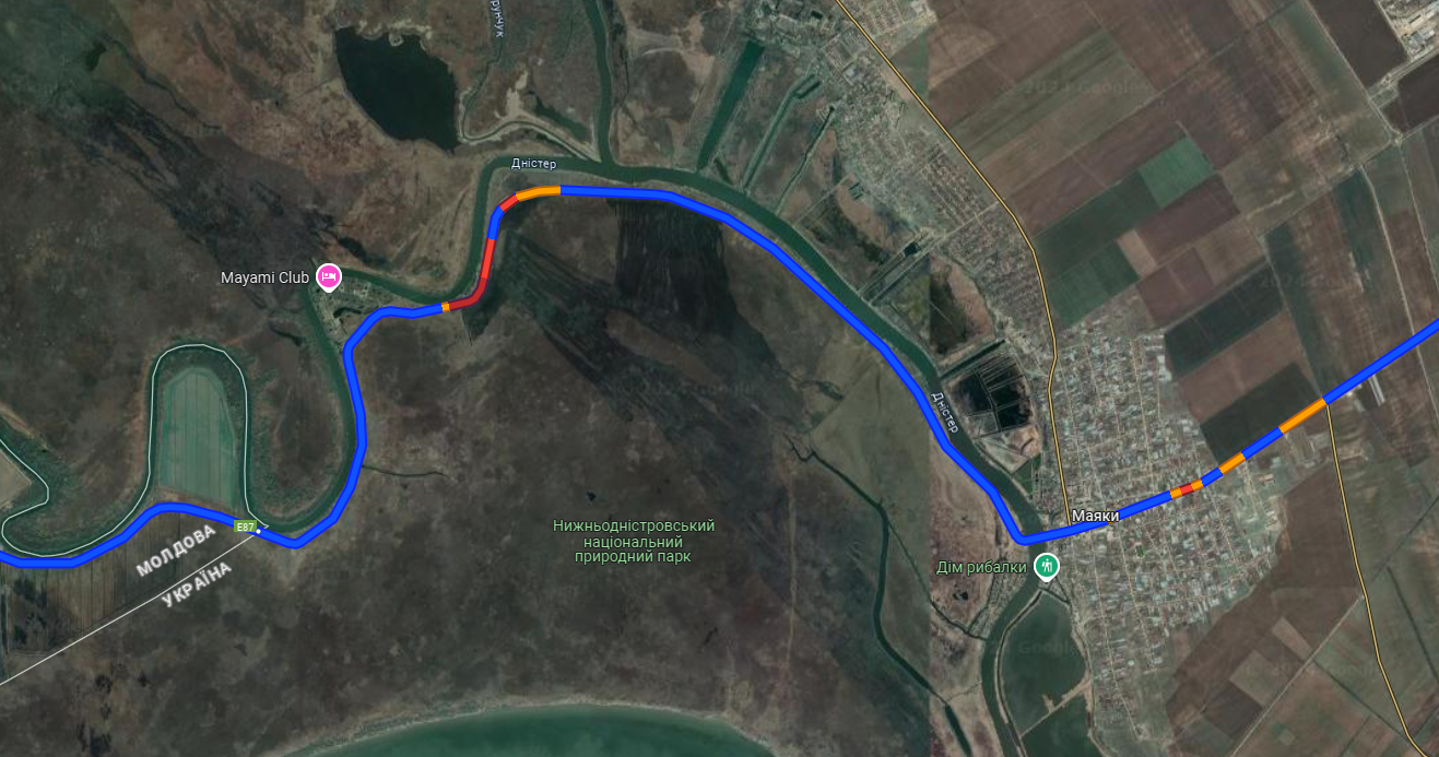 Пробки на КПП "Паланка" 6 сентября