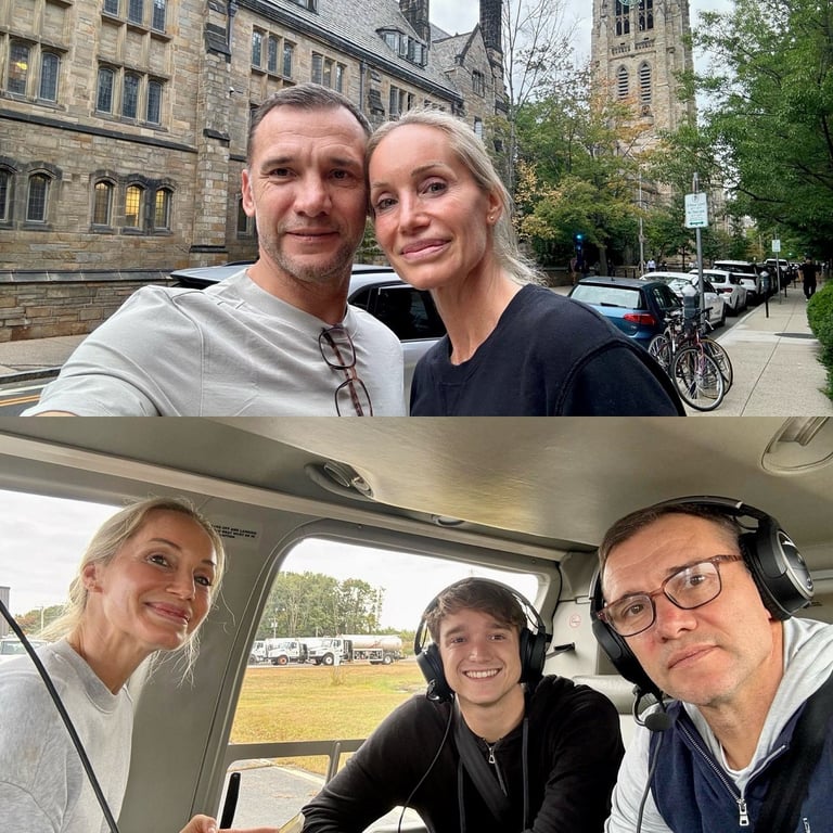 Семья Андрея Шевченко