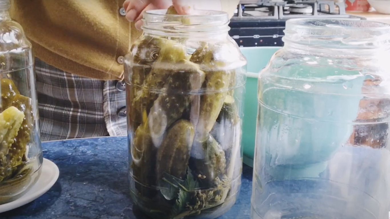 як закатати ферментовані огірки 