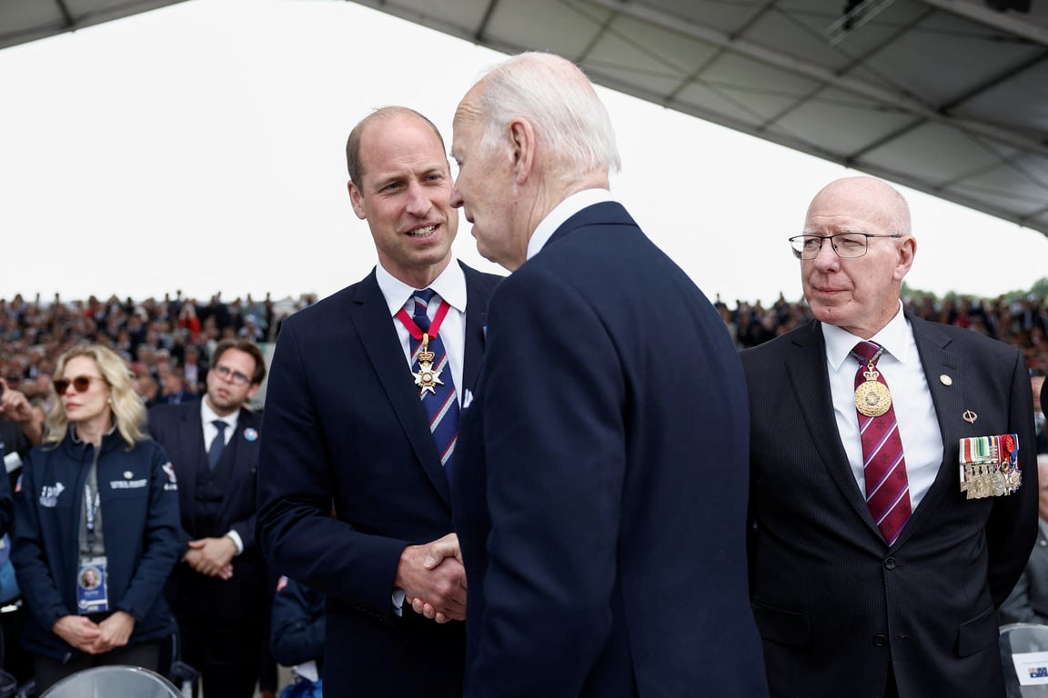 Принц Уильям и Джо Байден
