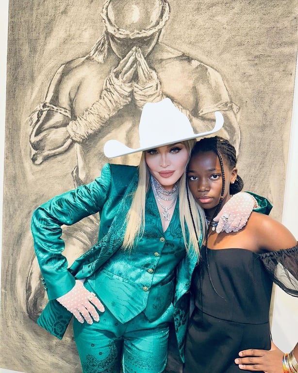 Співачка Мадонна з дочкою. Фото: instagram.com/madonna/