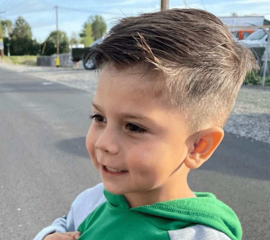 Прическа для мальчика на первое сентября