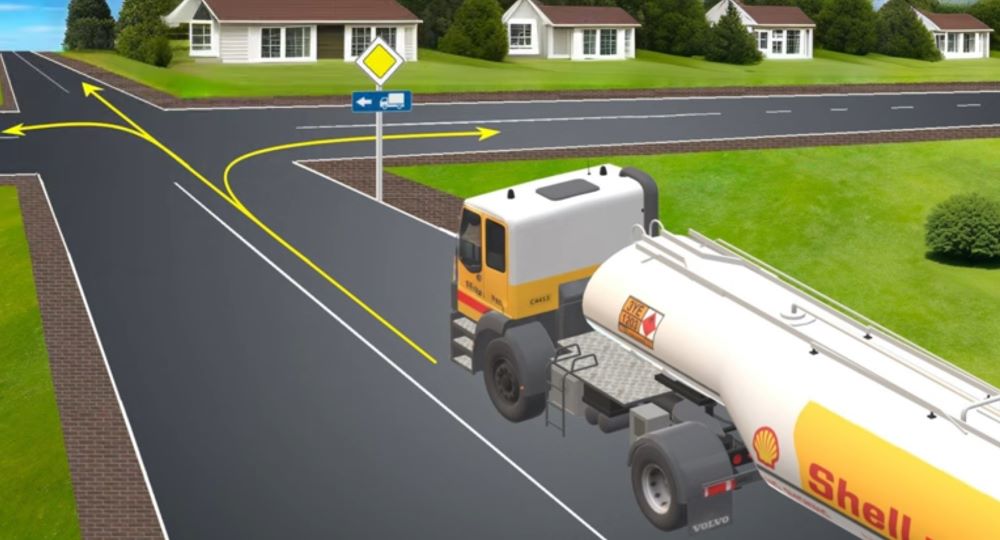 Підступний ПДР тест — куди може проїхати бензовоз - фото 1