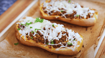 Фаршированная тыква с фаршем — новый быстрый рецепт на ужин - 285x160