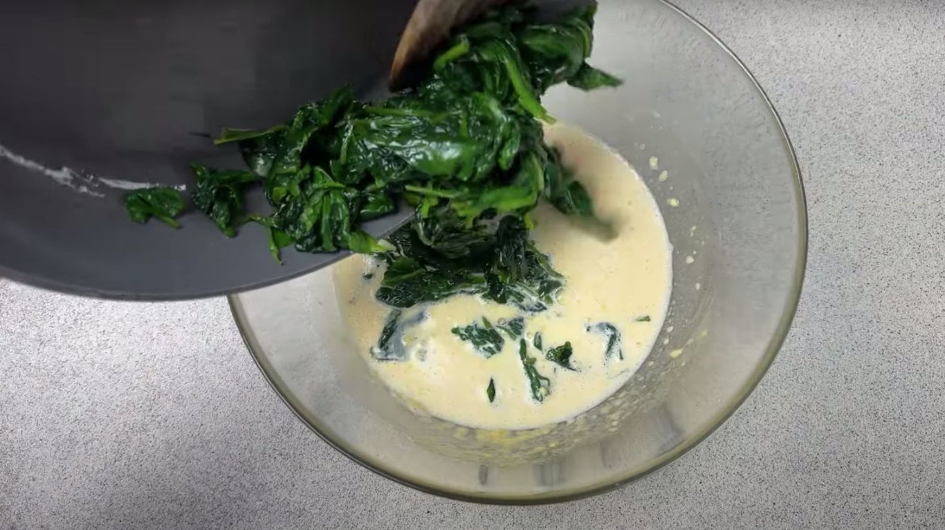 Картопляний пиріг зі шпинатом 