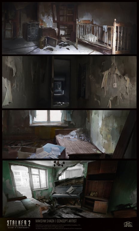 Чернобыльская зона в S.T.A.L.K.E.R. 2: кадры из ранней версии игры