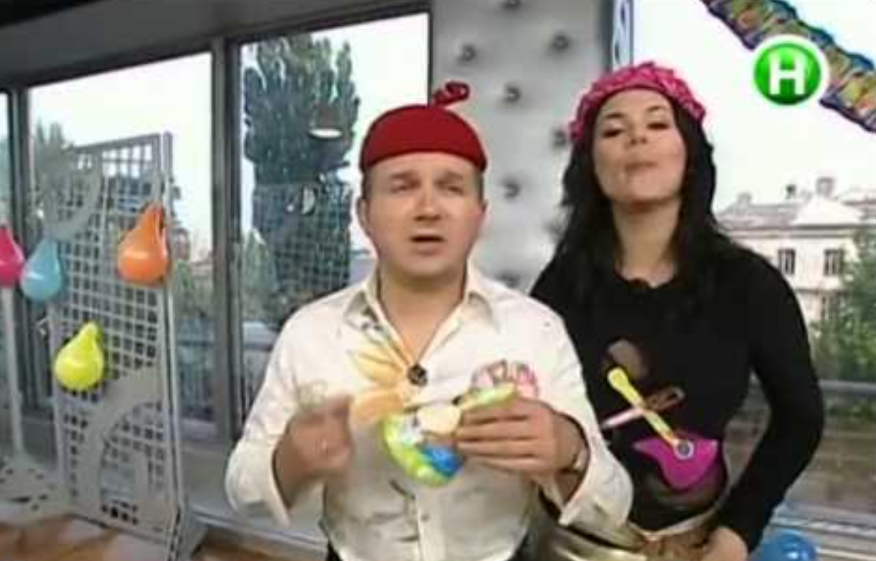 Маша Ефросинина с Юрием Горбуновым в программе "Підйом"