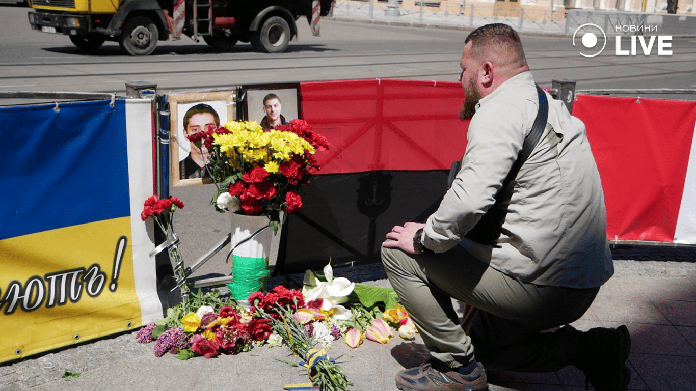 Активіст на місці трагедії в Одесі