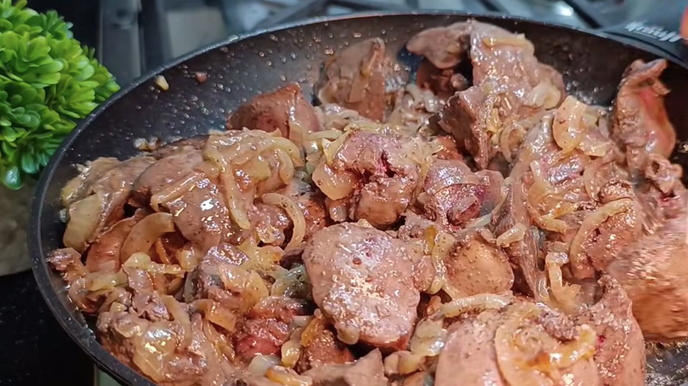 рецепт печінки на сковороді