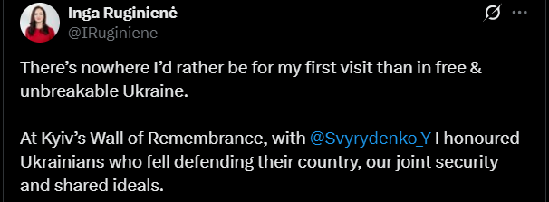 Новый премьер-министр Литвы осуществила свой первый визит в Киев - фото 1