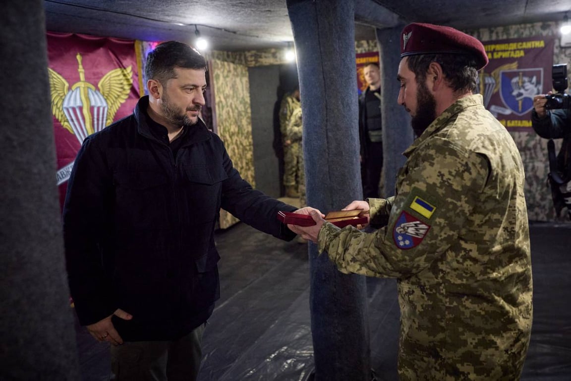 Volodymyr Zelensky Near Pokrovsk