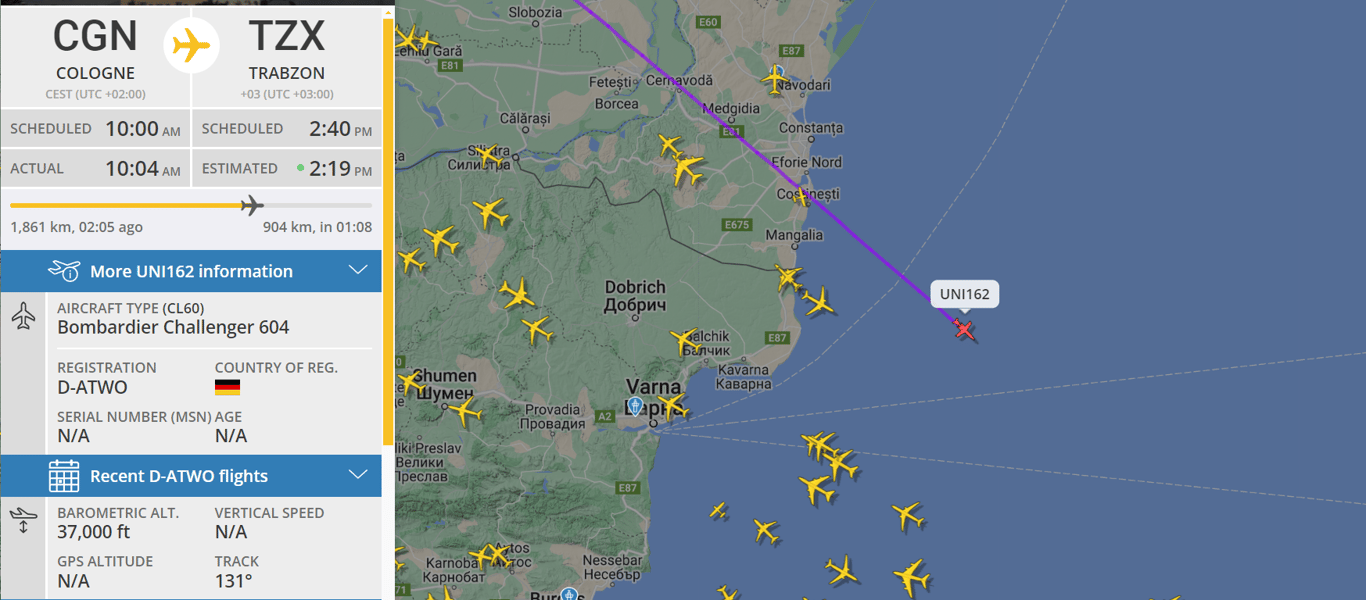 Зафіксована активність американської авіації біля берегів Одещини — ведеться розвідка - фото 1