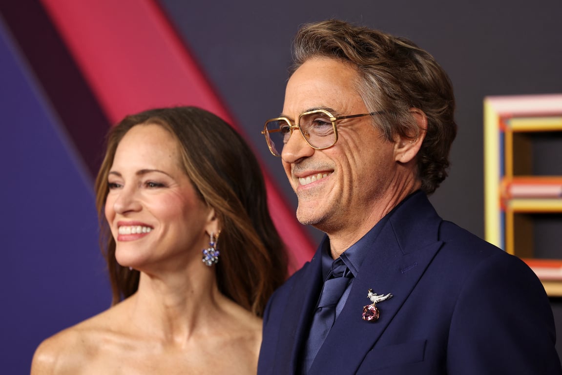 Актор Робрерт Дауні-молодший із дружиною