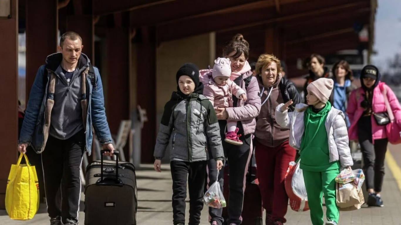 В Германии большинство украинских беженцев сидят без работы.