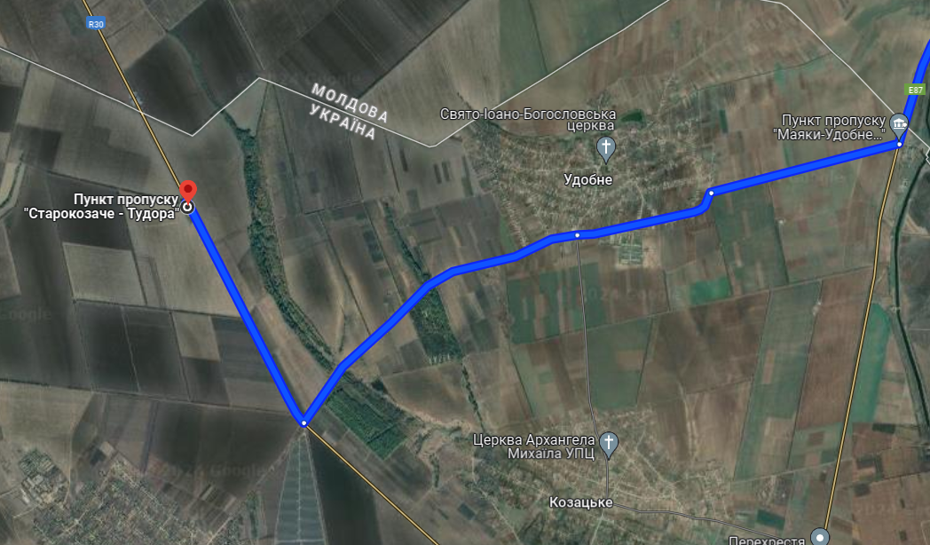 Очереди на КПП "Старокозачье - Тудора" 22 июля