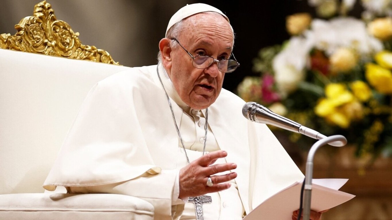Папа Римський зробив заяву про війни в світі