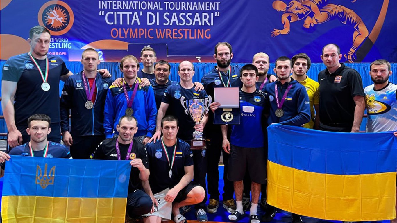 Україна здобула 12 медалей на престижному турнірі з вільної боротьби в Італії