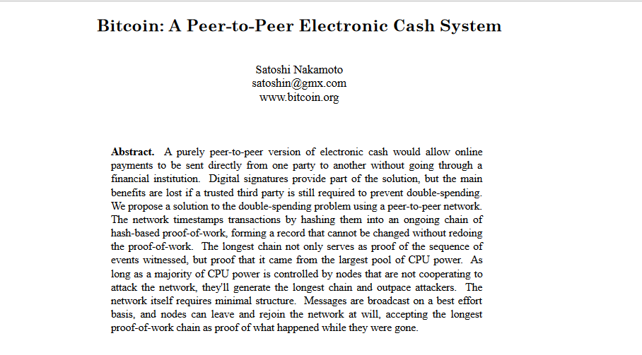 На сайті Bitcoin.org знову є white paper біткоїна - фото 1