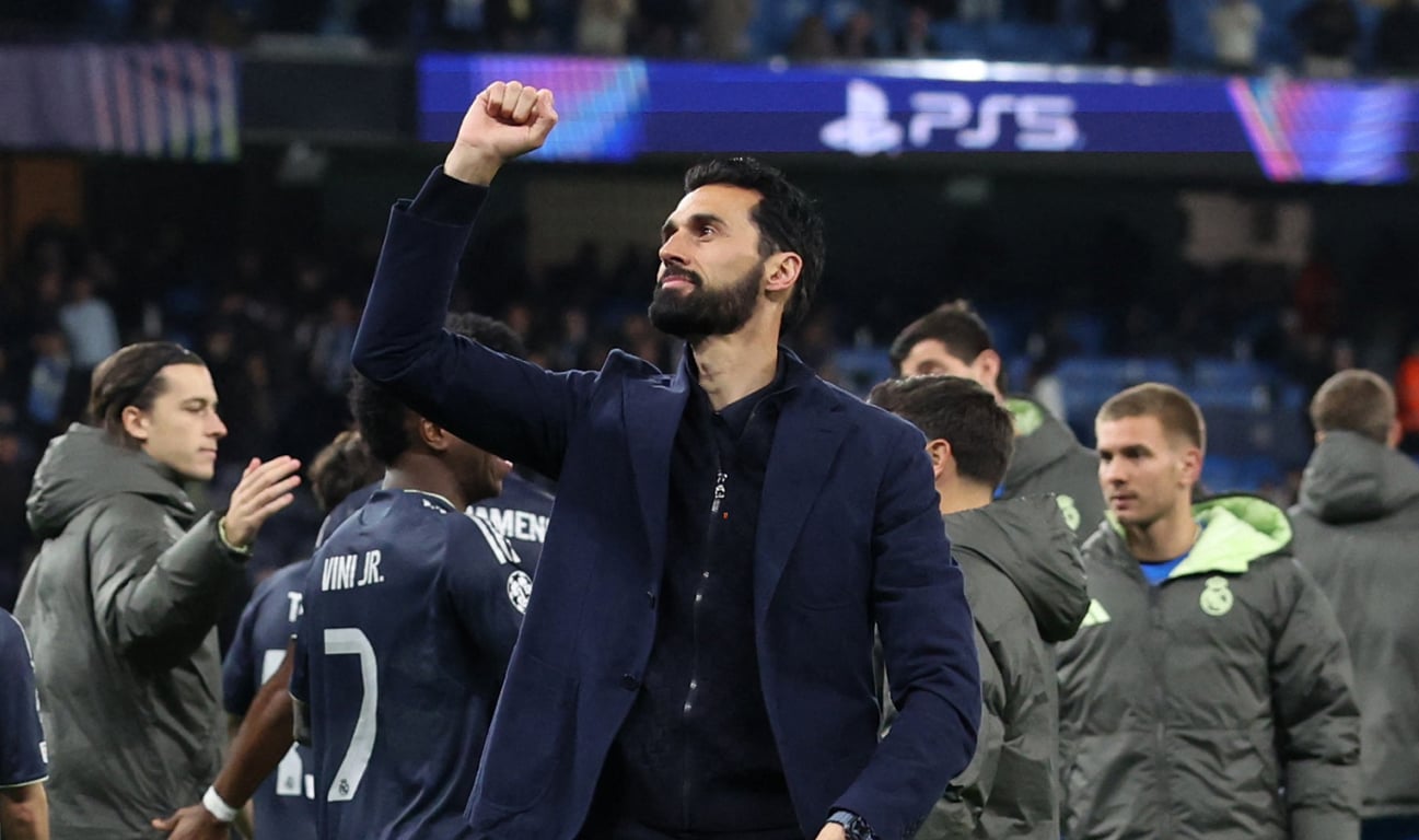 Тренер Реала Альваро Арбелоа после ответного матча с Манчестер Сити 17 марта 2026 года