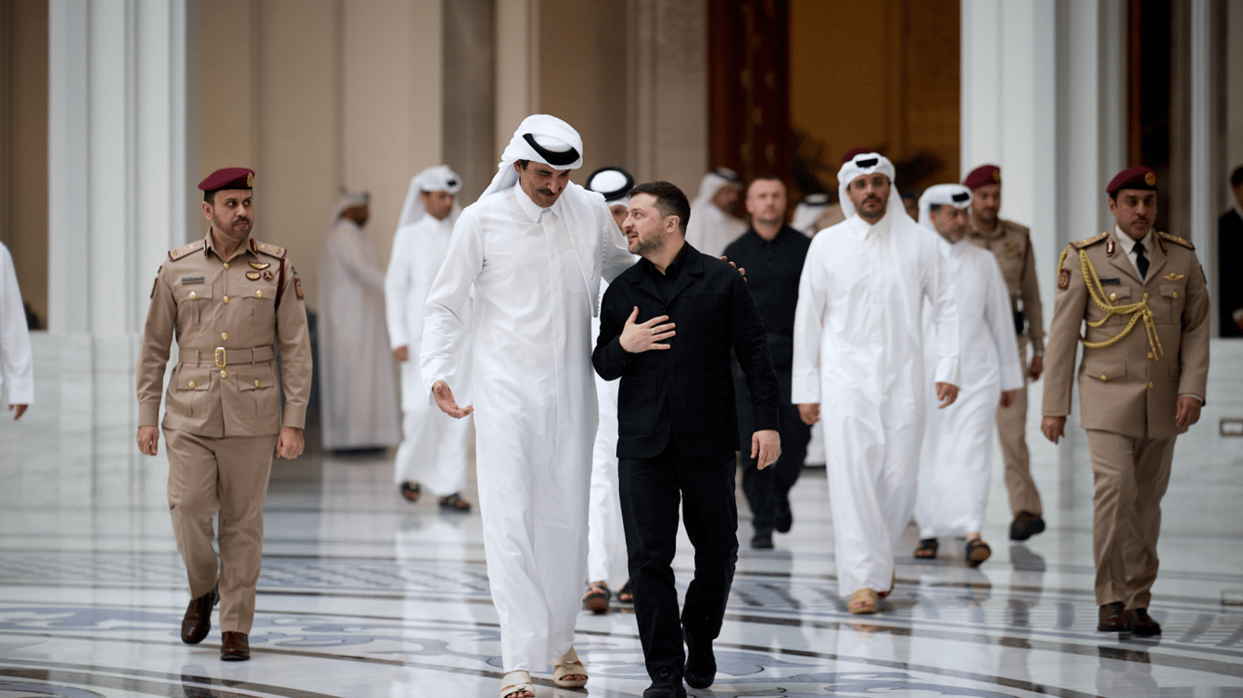 Зеленський домовився з еміром Катару про партнерство в обороні