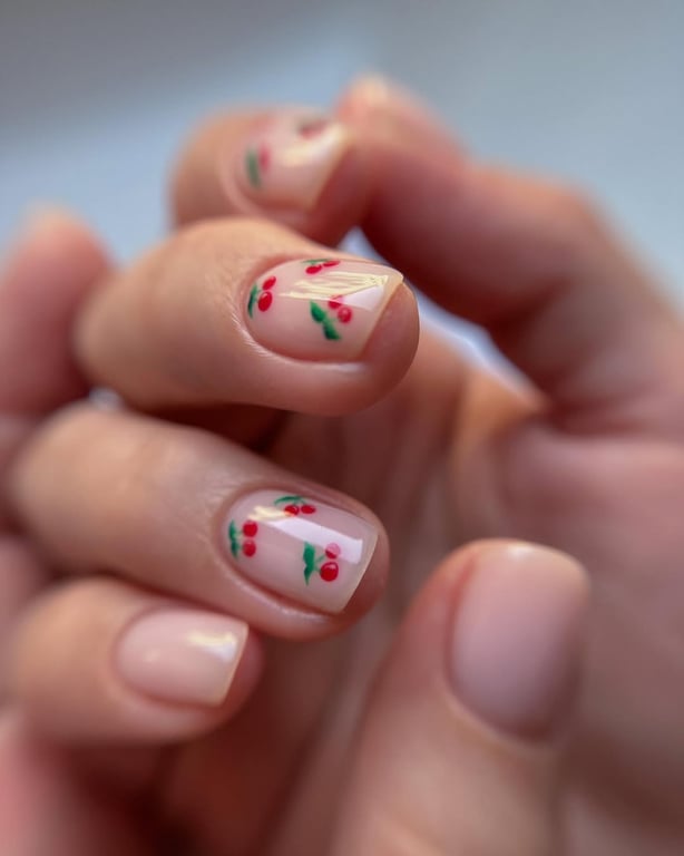 Cherry nails