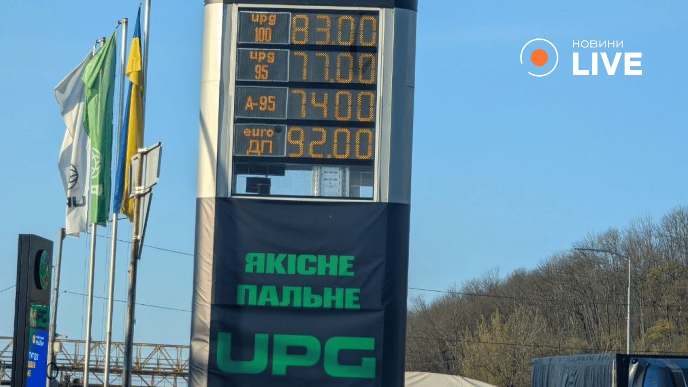 Ціни на паливо в Києві сьогодні
