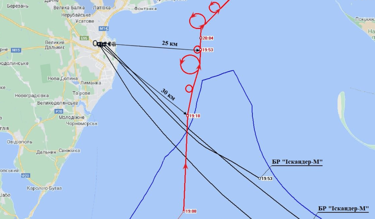 Удар Іскандером по Одесі не корегувався Орланом - фото 1