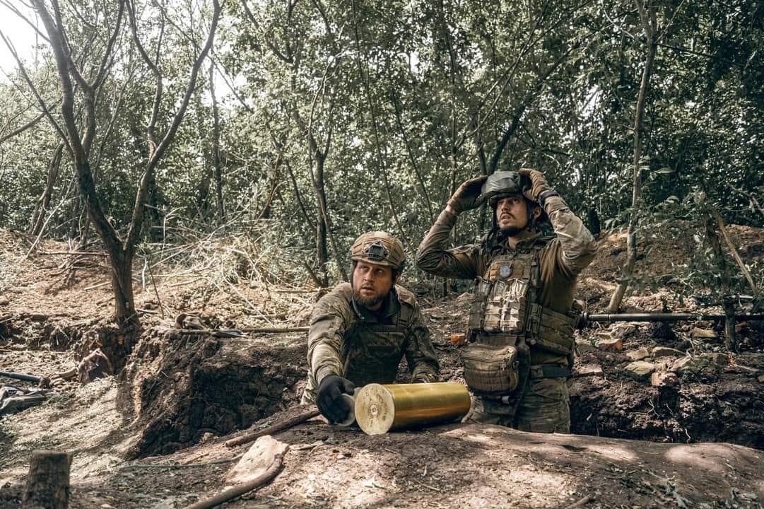 Українські військові на лінії зіткнення