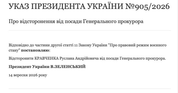 указ Кравченко