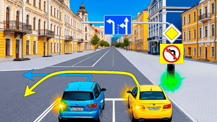 Сложный тест ПДД — кто нарушает правила на перекрестке - 285x160