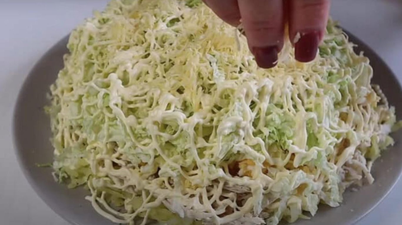 Салат Лебединий пух на Великдень