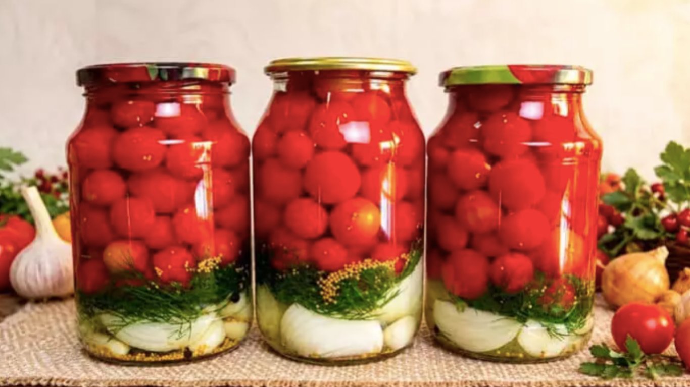 рецепт маринованих помідорів