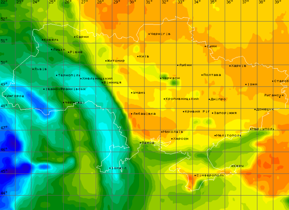 погода в Україні на 15 вересня