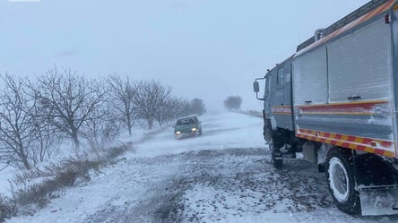 Снегопад в Одесской области — какая сейчас ситуация на границе с Молдовой - 285x160