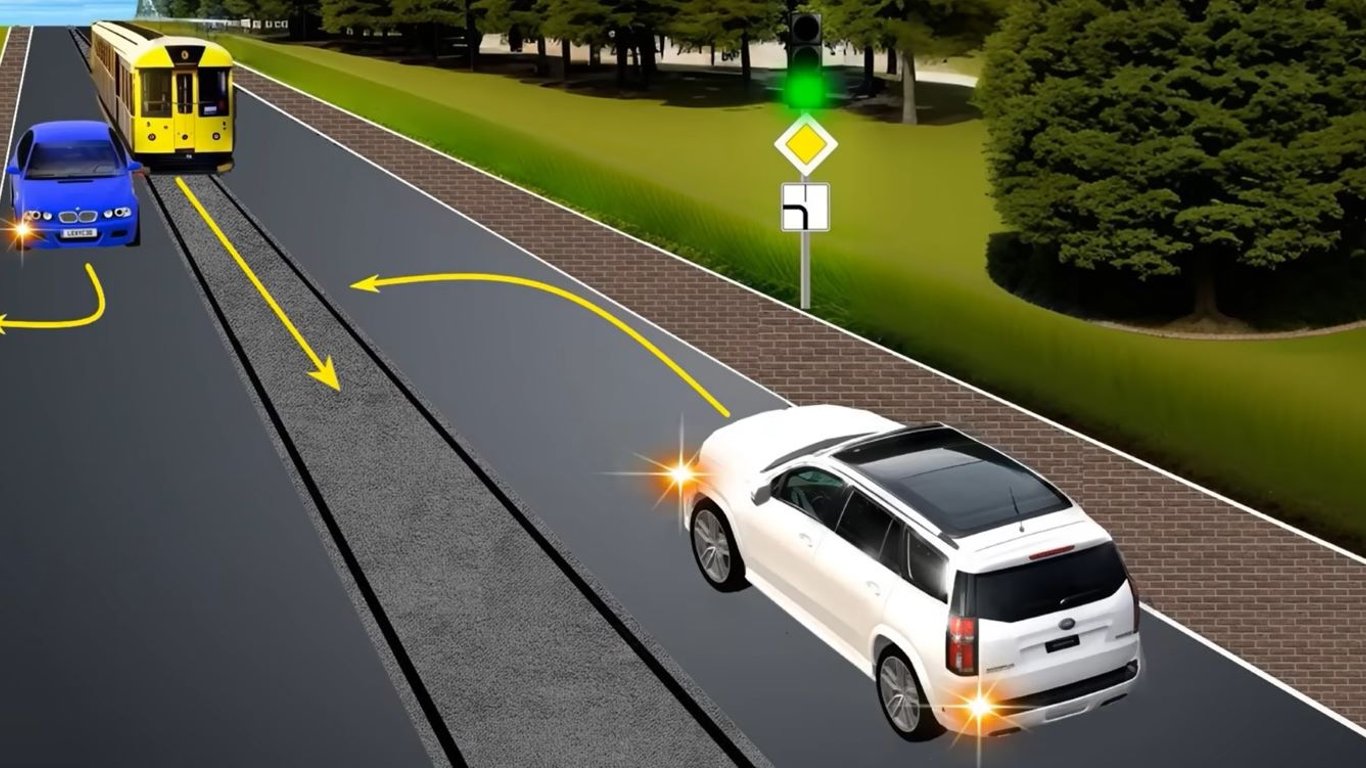 Тест по ПДД: водители допускают элементарную ошибку, кого пропустит белое авто