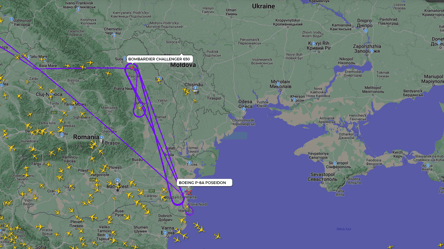 Самолеты НАТО снова у границ Одесчины — какая цель - 285x160