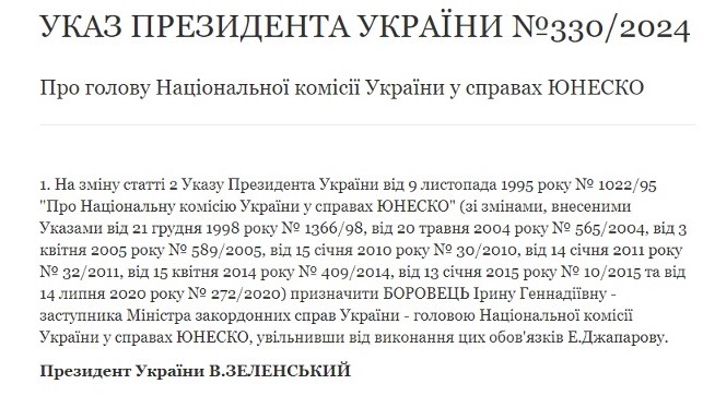 Зеленський призначив нового очільника Національної комісії України у справах ЮНЕСКО - фото 1