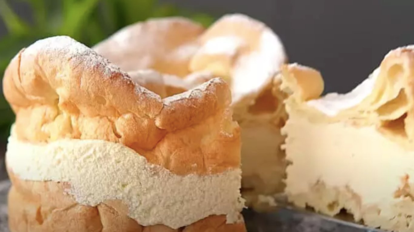 рецепт пирога з тортом Муслін