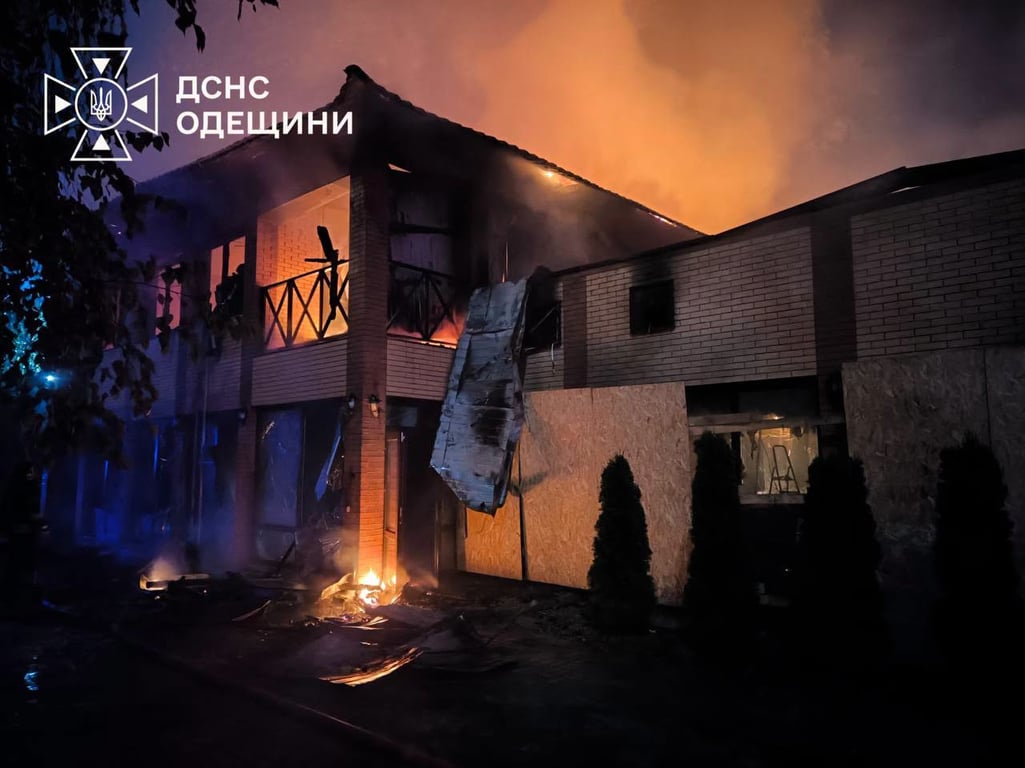 Пожежа у готельно-ресторанному комплексі на Одещині