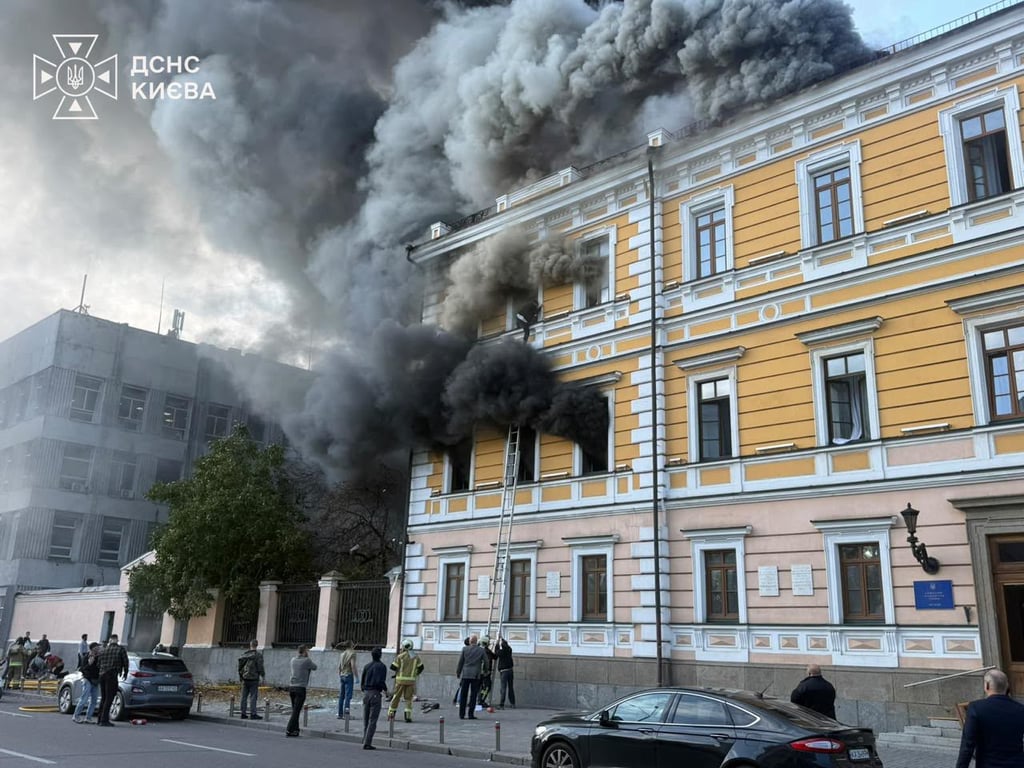 пожар в НАН Украины