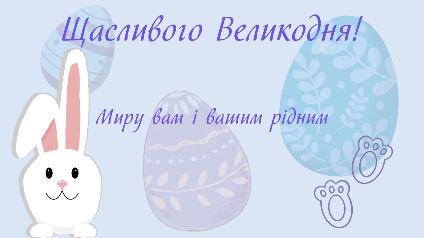 Красиві листівки з Великоднем 2026