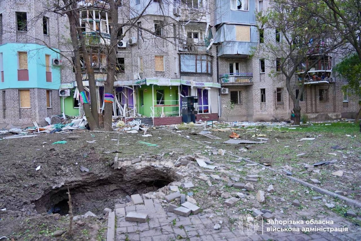 Російський обстріл Запоріжжя 2 травня