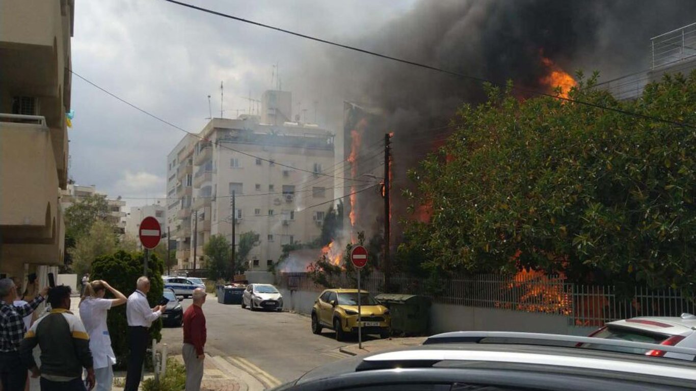В столице Кипра сгорел российский культурный центр