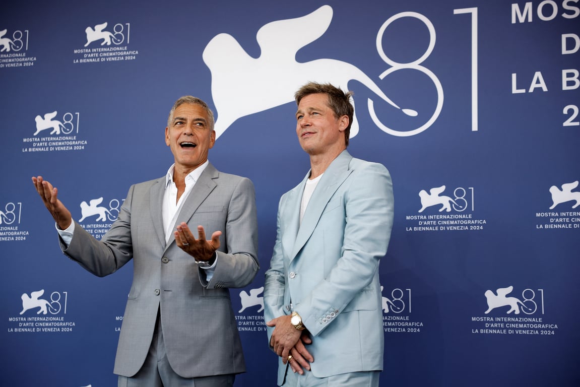 Актори Джордж Клуні та Бред Пітт