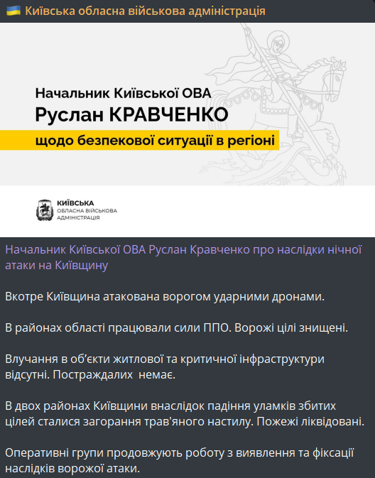 обстрелы Киевщины 24 сентября