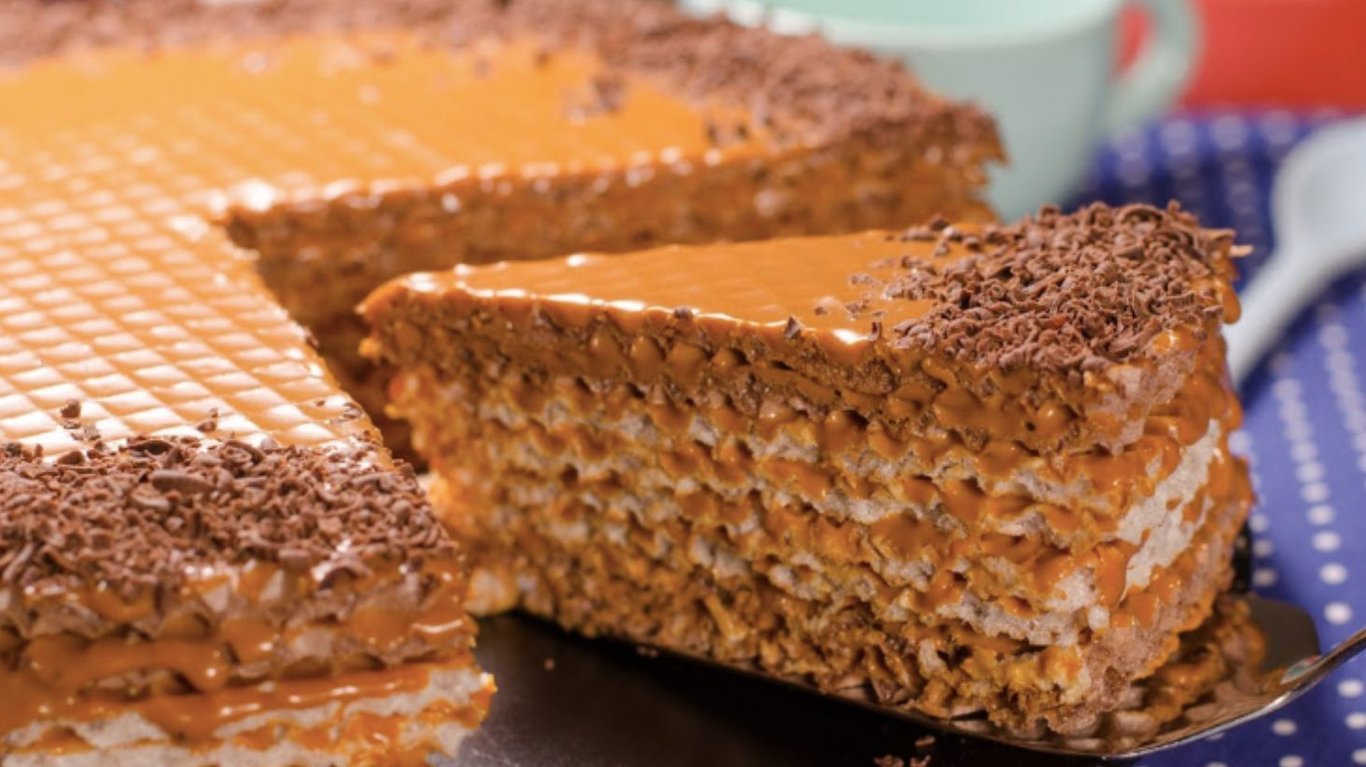 швидкий рецепт вафельного торта