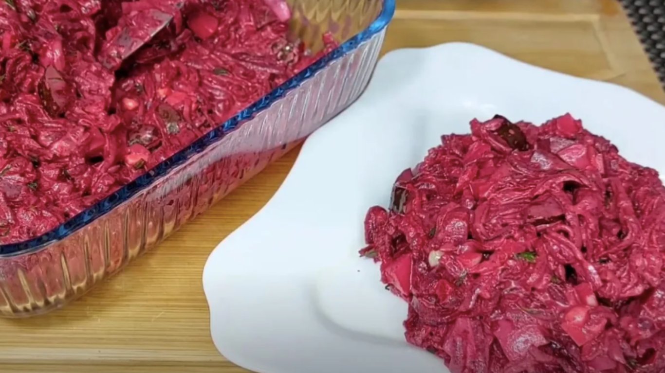 рецепт салату з буряками